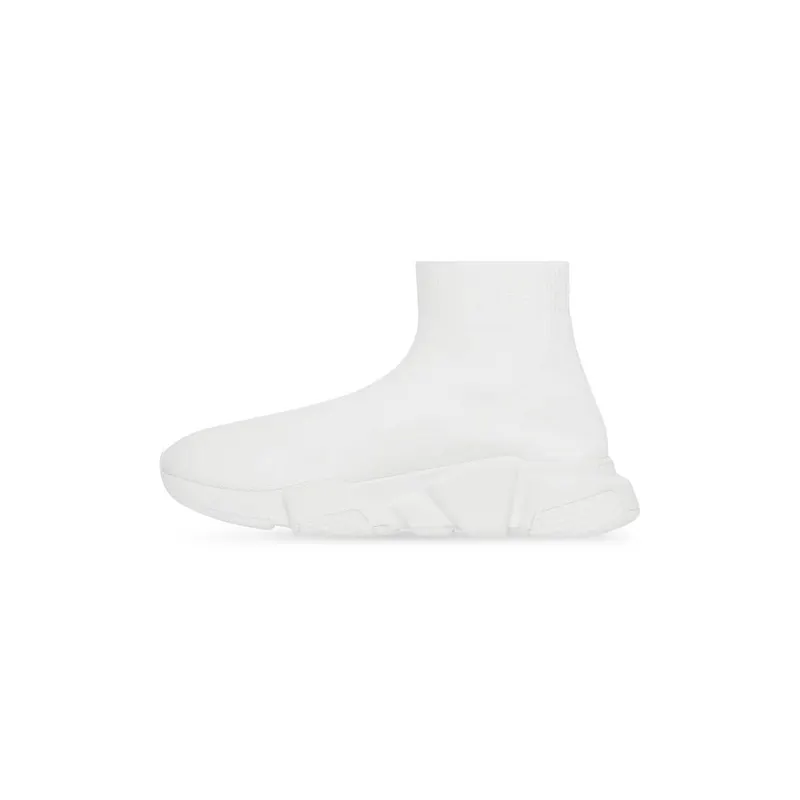 Balenciaga Speed Graffiti Recycled Knit Trainers White (605942W2DB79301)