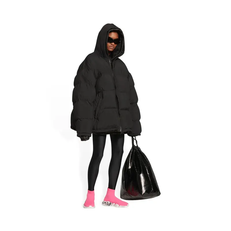 Balenciaga Speed 2.0 Graffiti Recycled Knit Trainers Fluo Pink (617196W2DD55091)