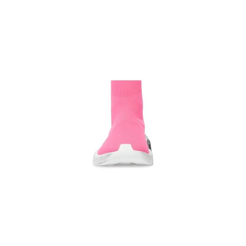 Balenciaga Speed 2.0 Graffiti Recycled Knit Trainers Fluo Pink (617196W2DD55091)