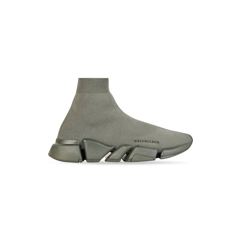 Balenciaga Speed 2.0 Recycled Knit Trainers Green (617239W2DB13111)