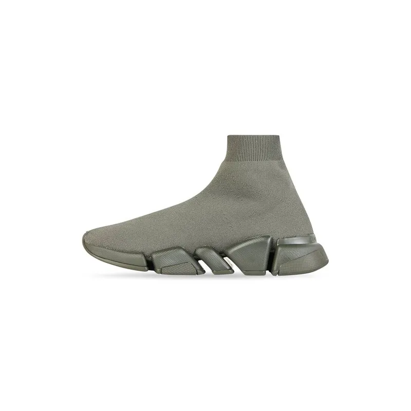 Balenciaga Speed 2.0 Recycled Knit Trainers Green (617239W2DB13111)