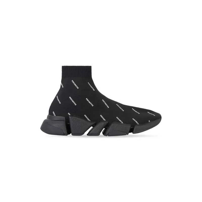 Balenciaga Speed 2.0 Recycled Knit Trainers Black (617239W2DBO1090)