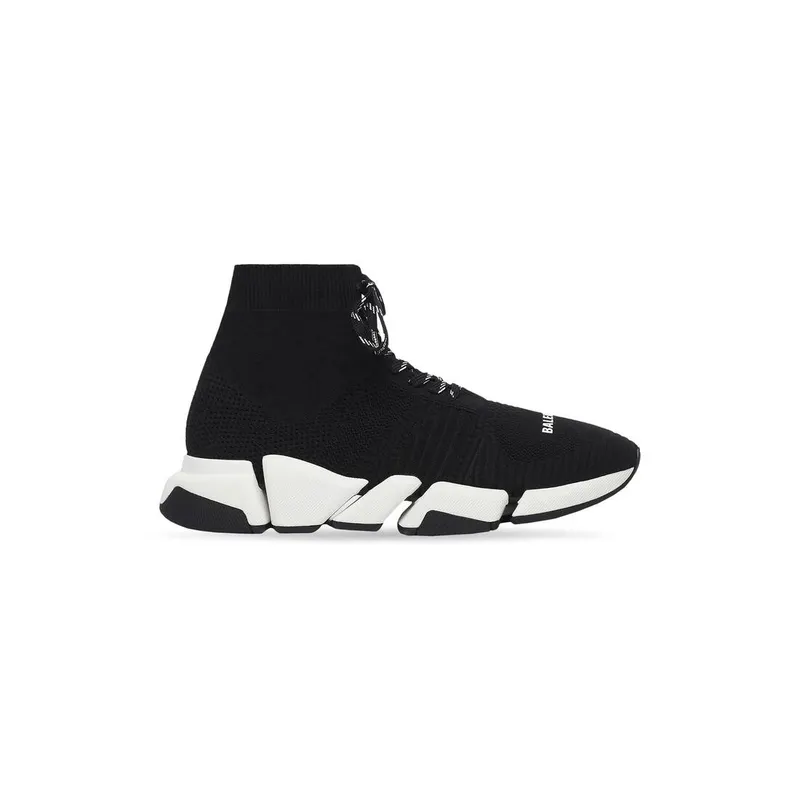 Balenciaga Speed 2.0 Lace-up Trainers Black / White (617258W2DB21015)