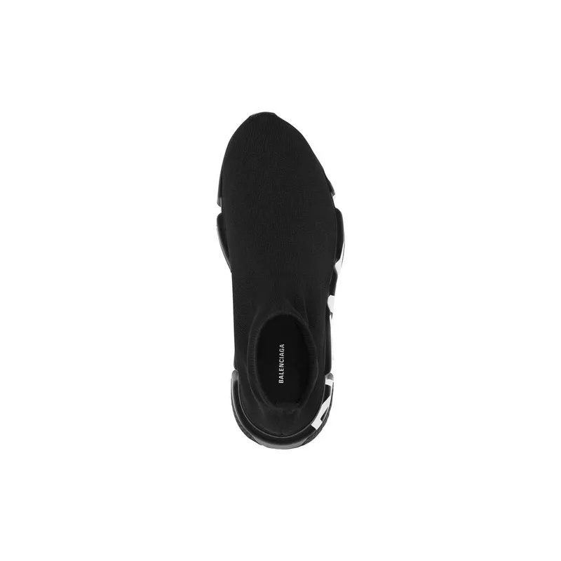 Balenciaga Speed Graffiti Trainers Black / White (645334W2DB71006)