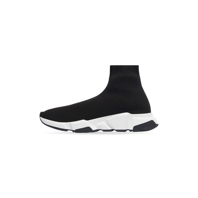 Balenciaga Speed Graffiti Trainers Black / White (645334W2DB71015)