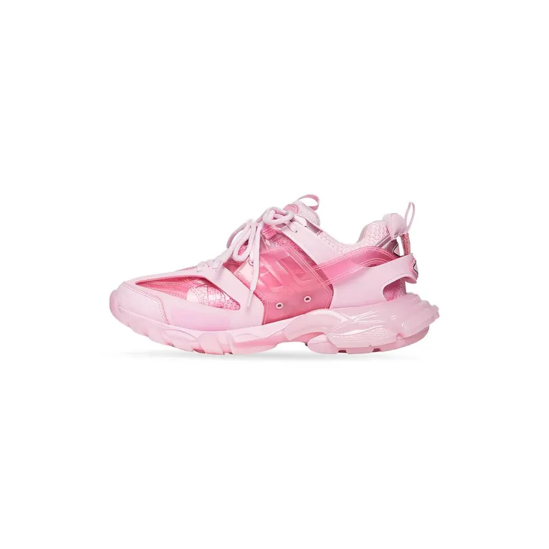Balenciaga Track Trainers Clear Sole Pink (647741W3BM45000)
