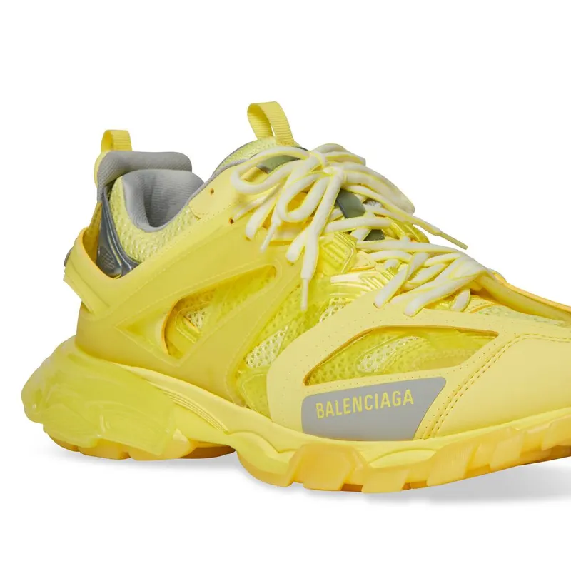 Balenciaga Track Trainers Clear Sole Yellow (647742W3BM67012)