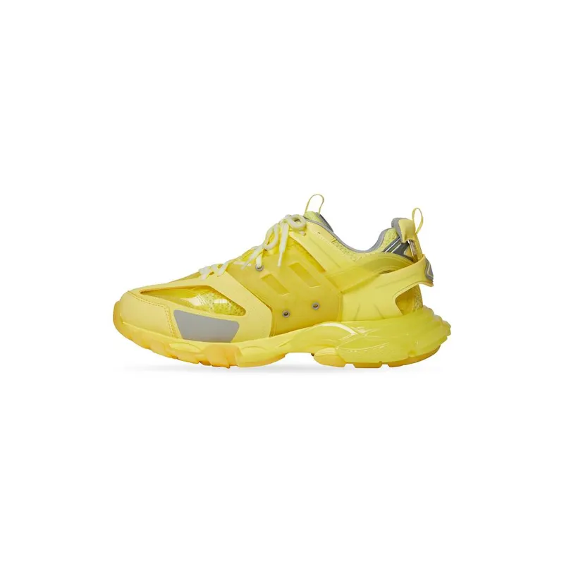 Balenciaga Track Trainers Clear Sole Yellow (647742W3BM67012)