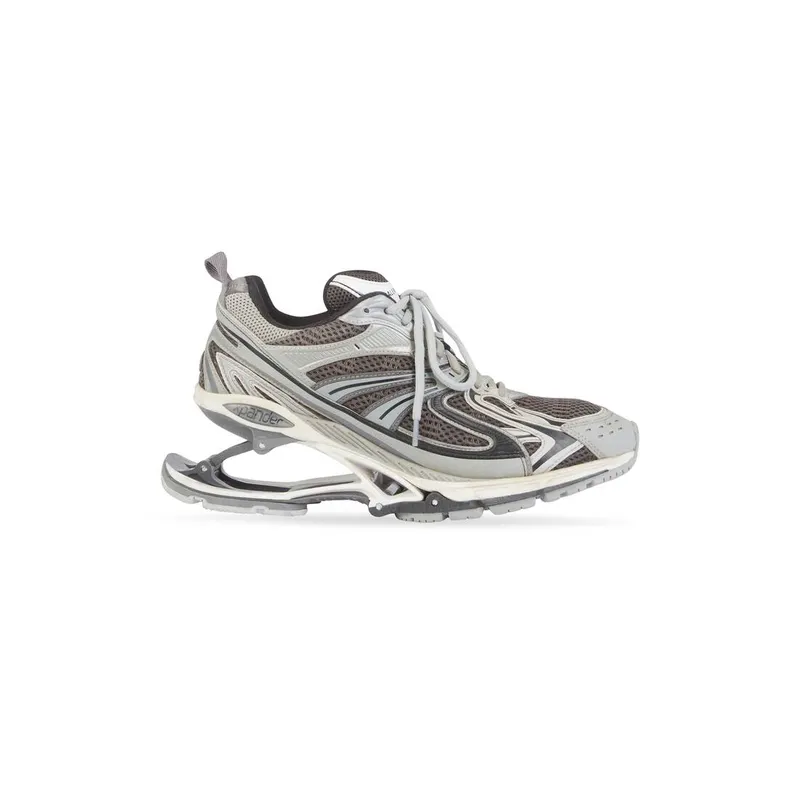 Balenciaga X-pander Trainers Green / Silver (653871W2RA31212)