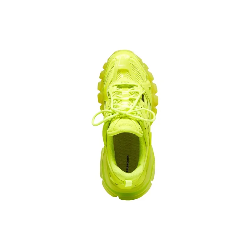 Balenciaga Track.2 Clear Sole Trainers Fluo Yellow (668823W3CT27510)