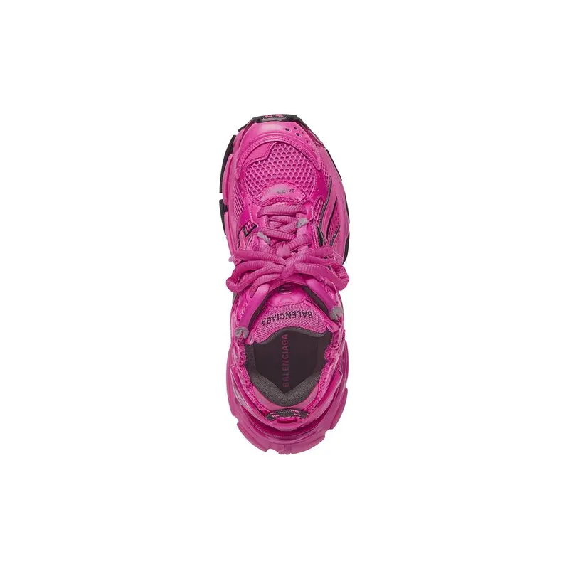 Balenciaga Runner Trainers Dark Pink (677402W3RB25510)