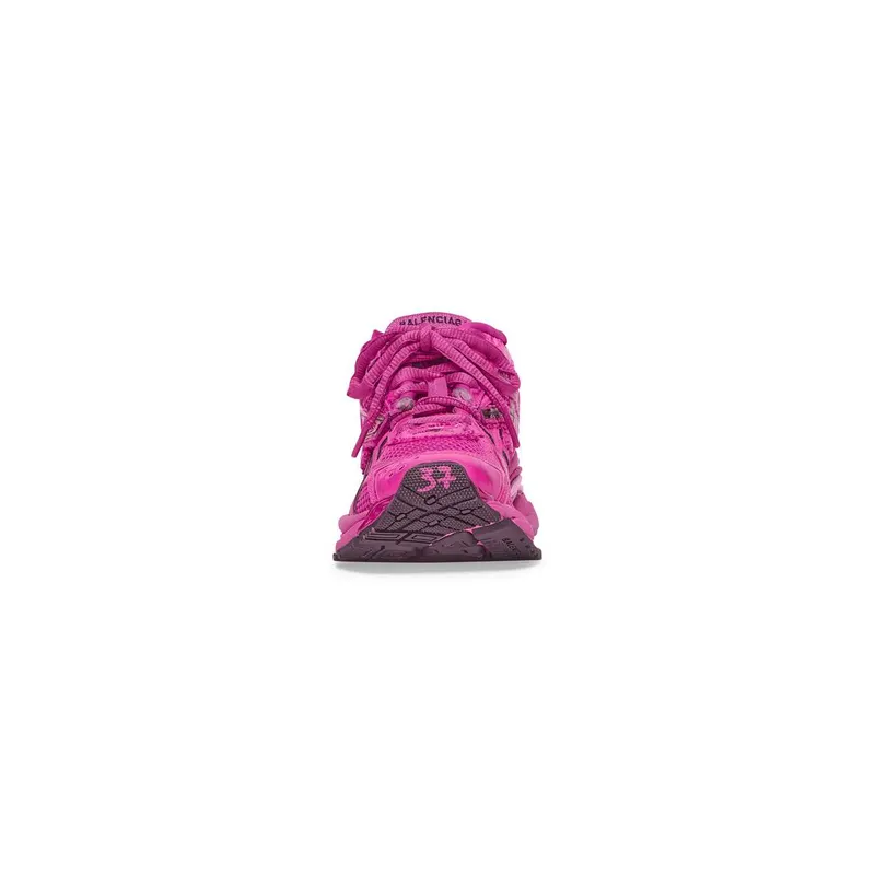Balenciaga Runner Trainers Dark Pink (677402W3RB25510)