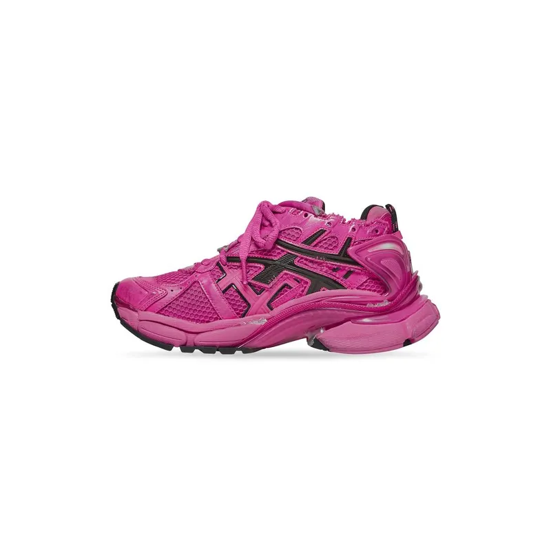 Balenciaga Runner Trainers Dark Pink (677402W3RB25510)