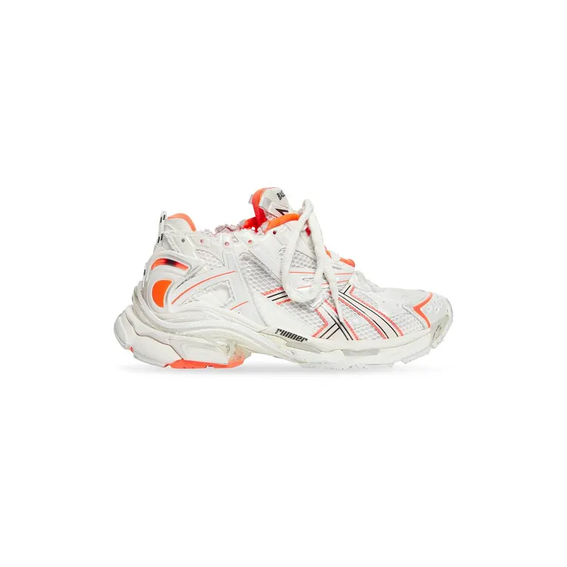 Balenciaga Runner Trainers Fluo Orange (677402W3RBM9770)