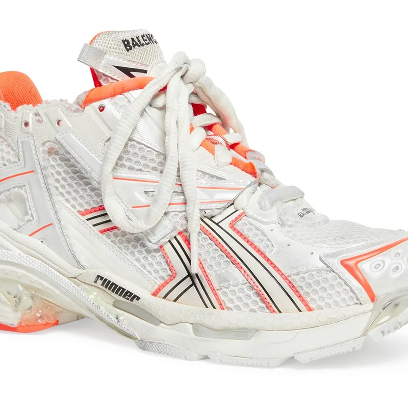 Balenciaga Runner Trainers Fluo Orange (677402W3RBM9770)