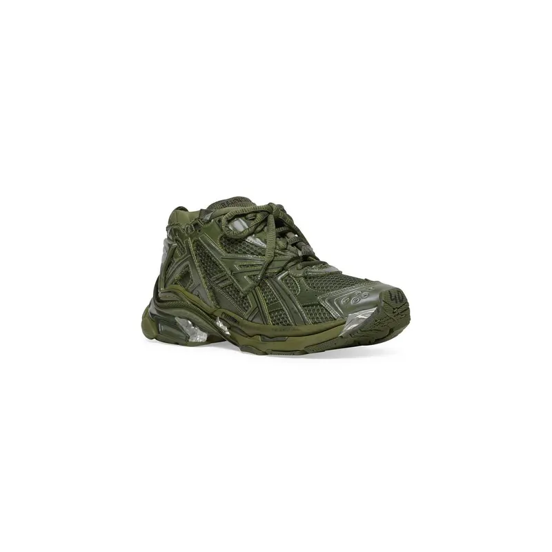 Balenciaga Runner Trainers Kaki (677403W3RB13031)