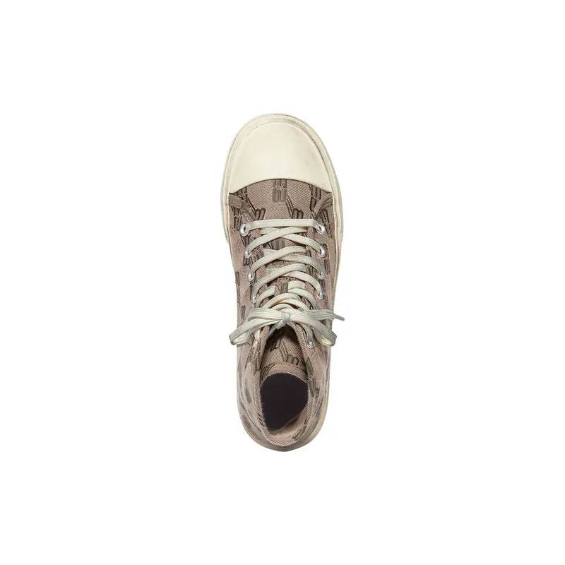 Balenciaga Paris High Top Trainers Bb Monogram Dark Grey (688752W3RQ12298)