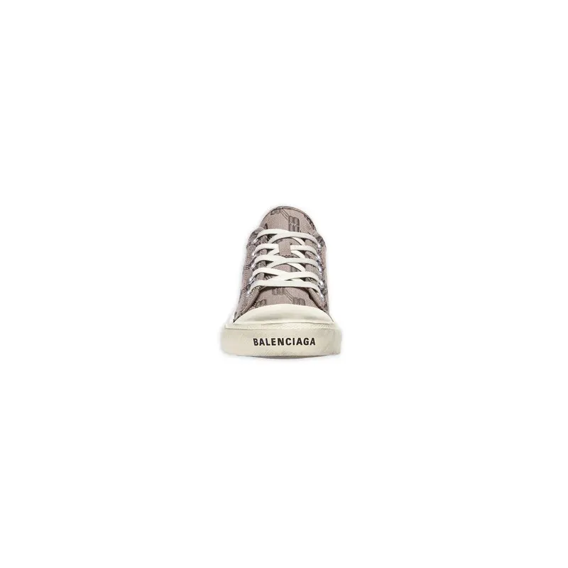 Balenciaga Paris Low Top Trainers Bb Monogram Dark Grey (688754W3RQ22298)