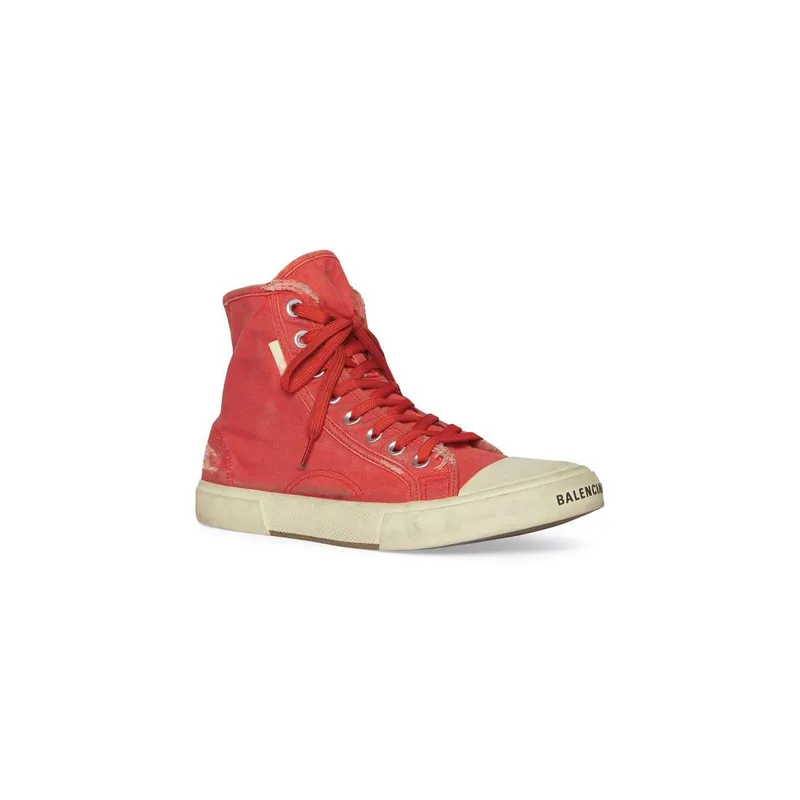 Balenciaga Paris High Top Trainers Red (688756W3RC16090)