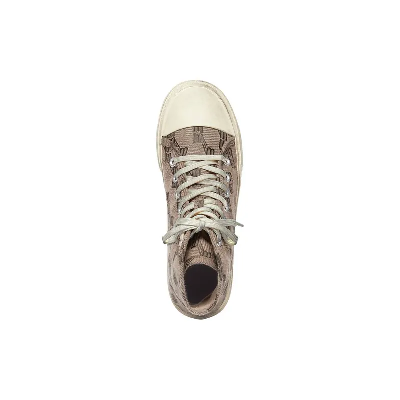 Balenciaga Paris High Top Trainers Bb Monogram Dark Grey (688756W3RQ12298)