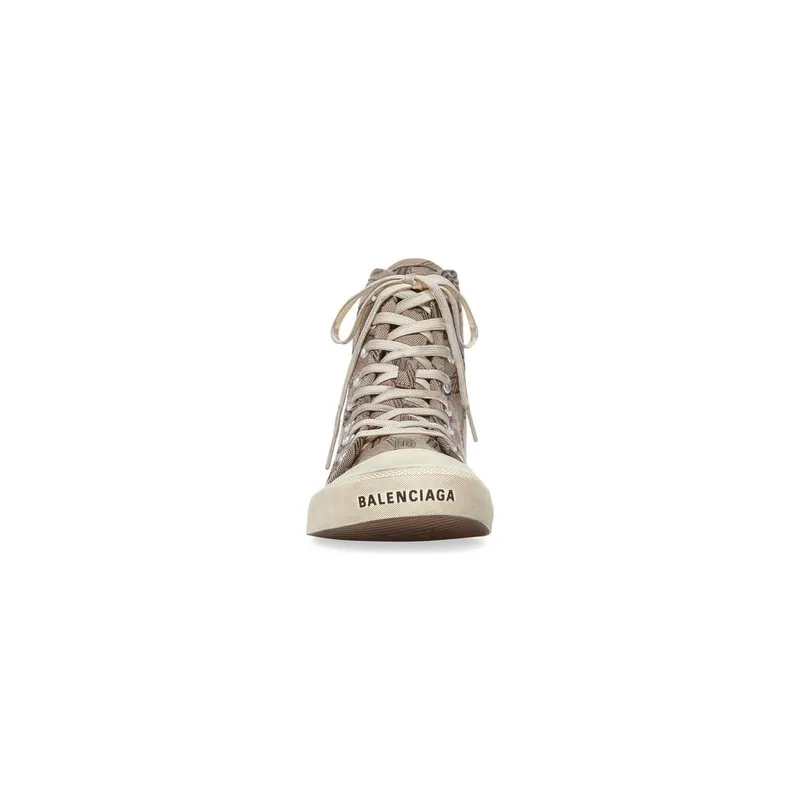 Balenciaga Paris High Top Trainers Bb Monogram Dark Grey (688756W3RQ12298)