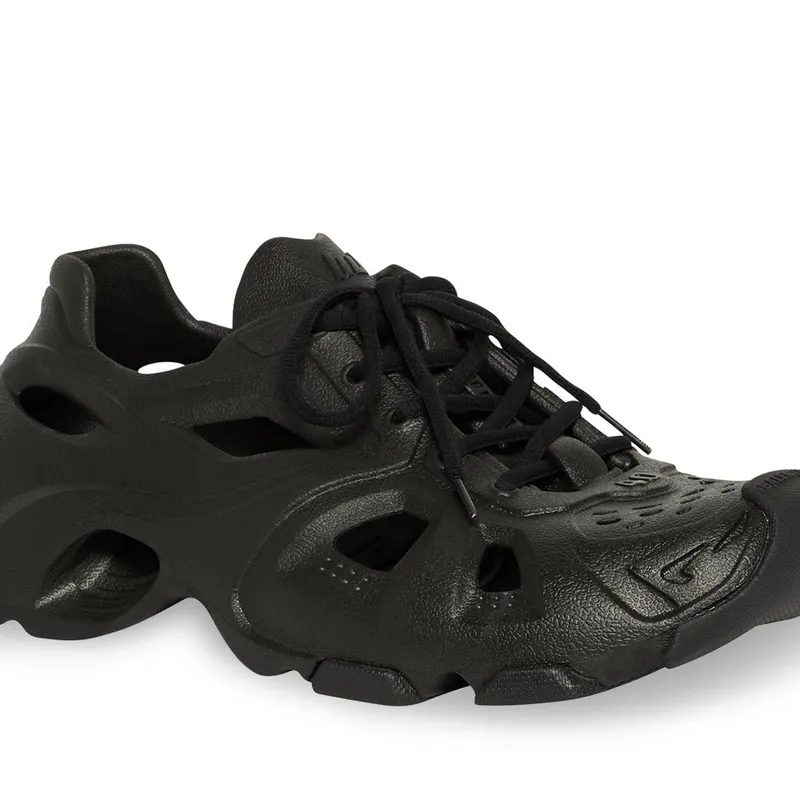 Balenciaga Hd Lace-up Trainers Black (702421W3CES1000)