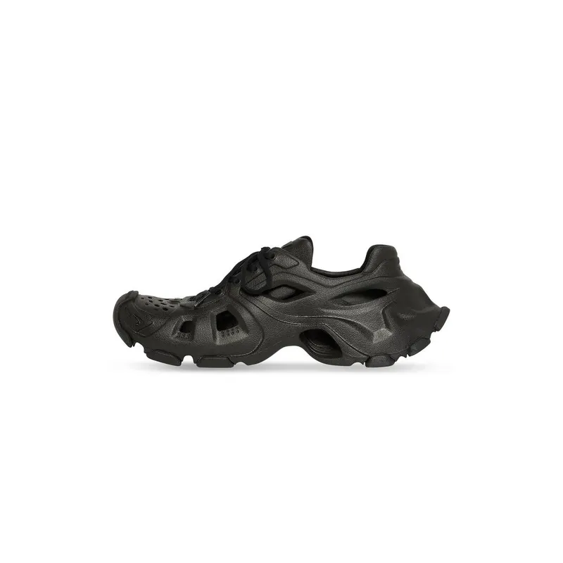 Balenciaga Hd Lace-up Trainers Black (702421W3CES1000)