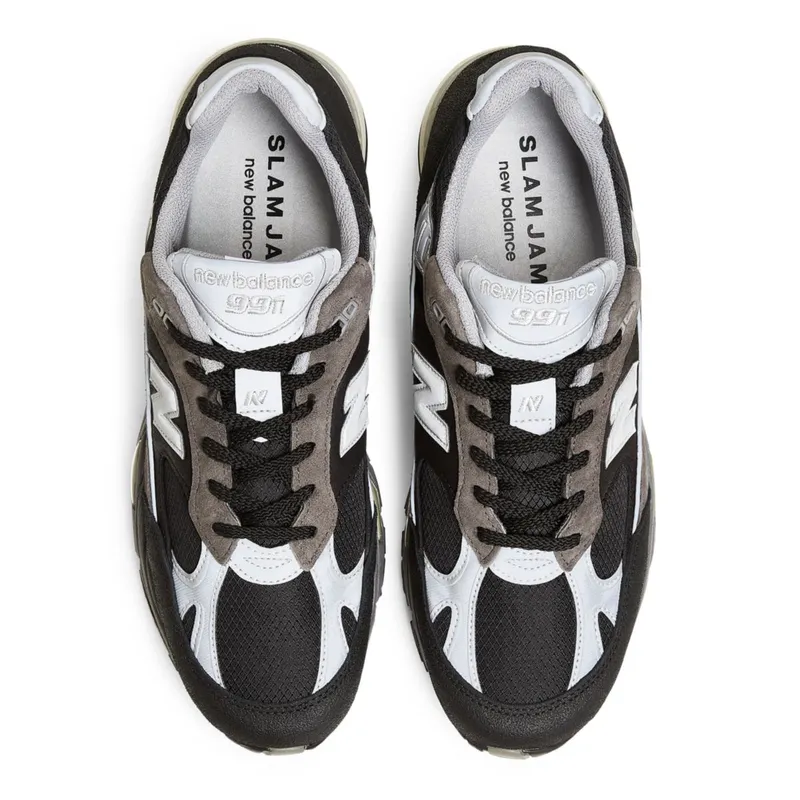 New Balance x Slam Jam 991 Made In The UK Black Grey (M991SJM)