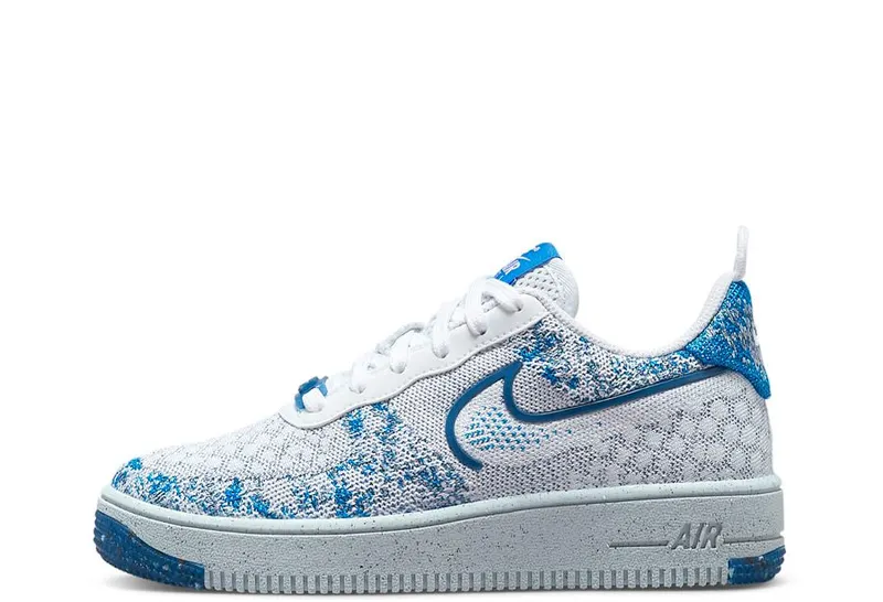 Nike Air Force 1 GS Crater Flyknit Dark Marina Blue (DM1060-100)