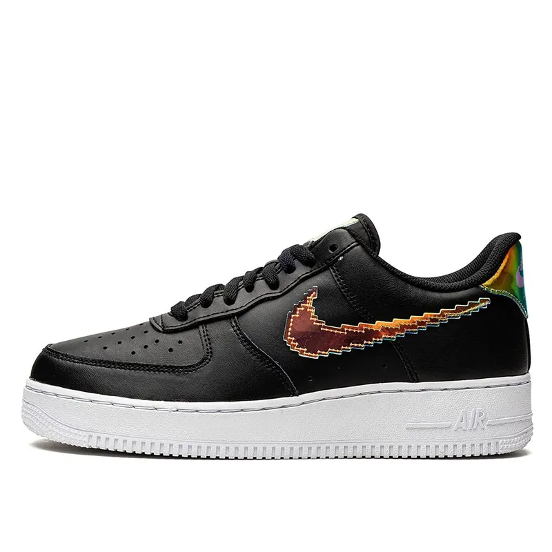 Nike Air Force 1 Low 07 LV8 Iridescent Pixel Swoosh Black (CV1699-002)