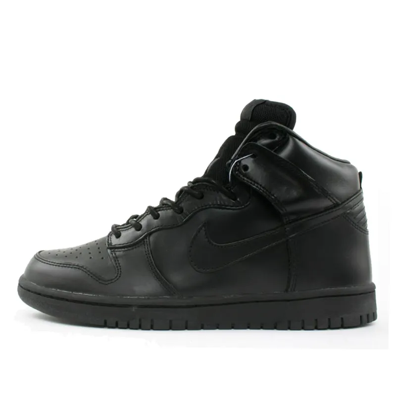 Nike Dunk High Premium Black Leather (307735-001)