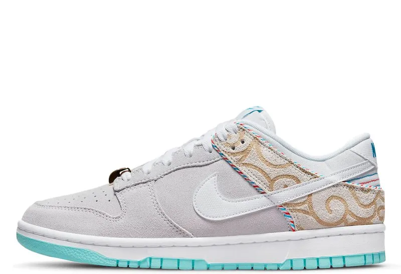 Nike Dunk Low Barber Shop Grey (DH7614-500)