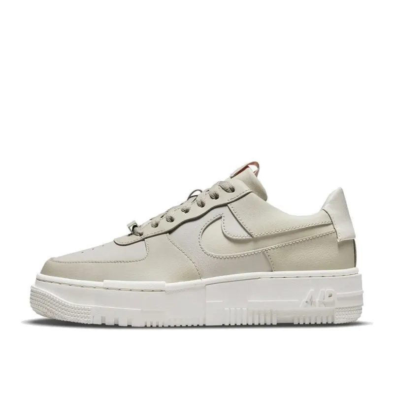 Nike WMNS Air Force 1 Pixel Stone Bone Summit White (CK6649-104)