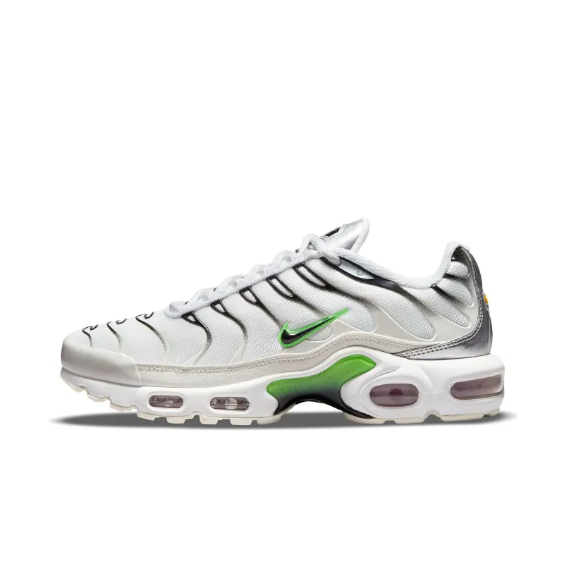 Nike WMNS Air Max Plus White Neon Metallic Silver (DN6997-100)