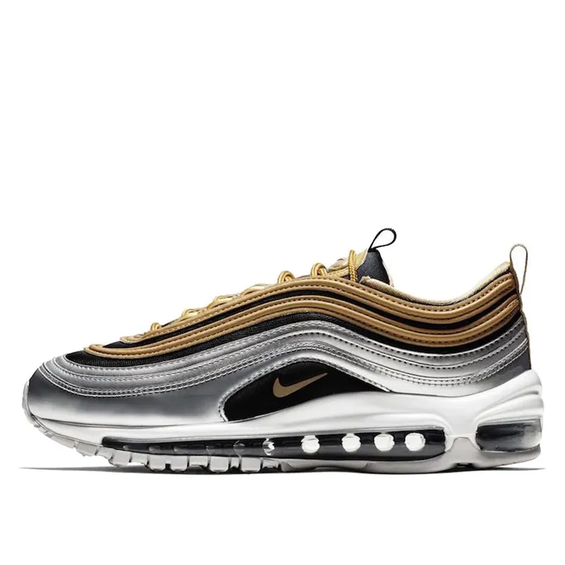 Nike Womens Air Max 97 Metallic Gold Silver (AQ4137-700)