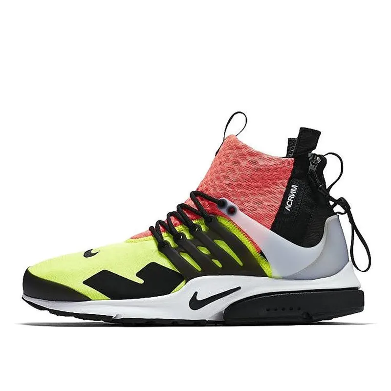 Nike x Acronym Air Presto Mid Hot Lava Volt (844672-100)