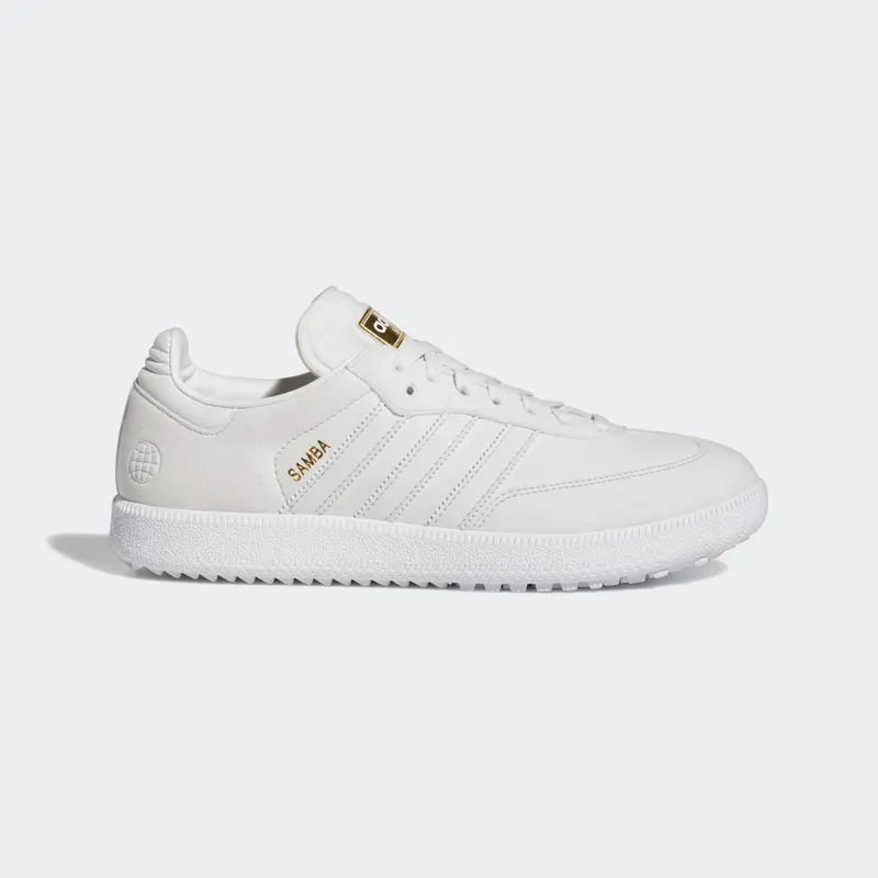 adidas Special Edition Samba Spikeless Golfschoenen Crystal White / Crystal White / Cloud White (HP7875)