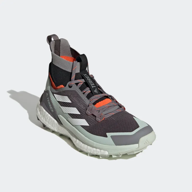 adidas TERREX Free Hiker 2 Hiking Schoen Trace Grey / Crystal White / Impact Orange (GZ0687)