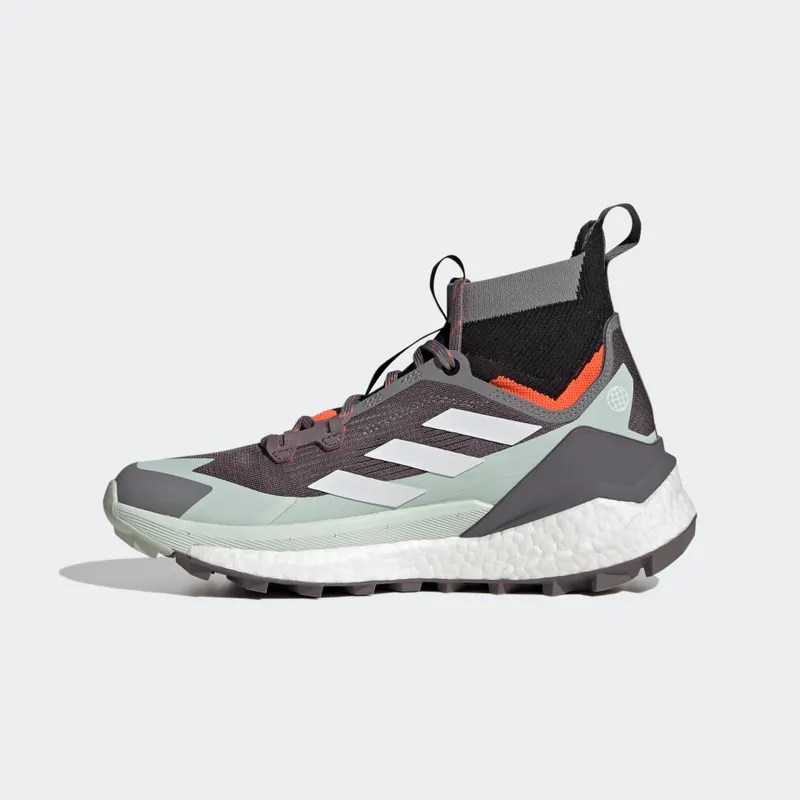adidas TERREX Free Hiker 2 Hiking Schoen Trace Grey / Crystal White / Impact Orange (GZ0687)