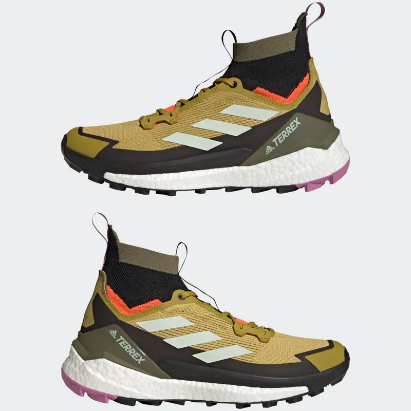 adidas TERREX Free Hiker 2 Hiking Schoen Pulse Olive / Linen Green / Impact Orange (GZ0681)