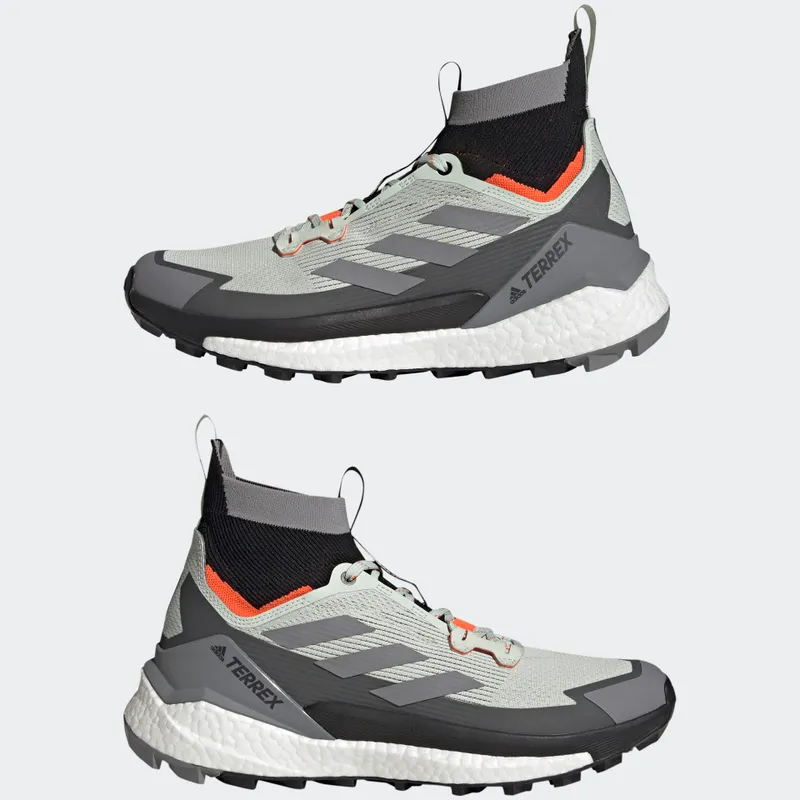 adidas TERREX Free Hiker 2 Hiking Schoen Linen Green / Grey Three / Impact Orange (GZ0682)
