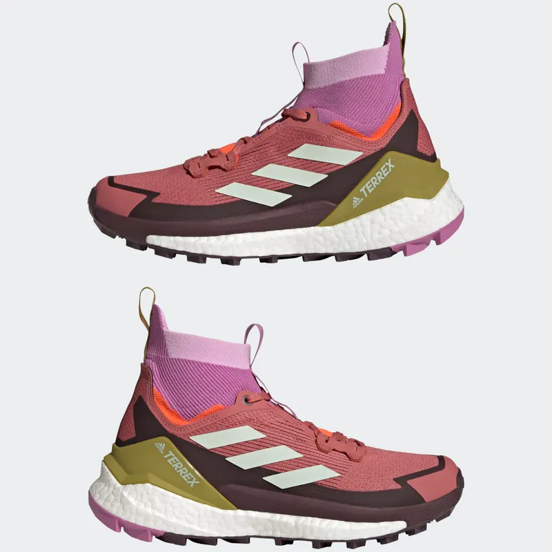 adidas TERREX Free Hiker 2 Hiking Schoen Wonder Red / Linen Green / Pulse Lilac (GZ0685)