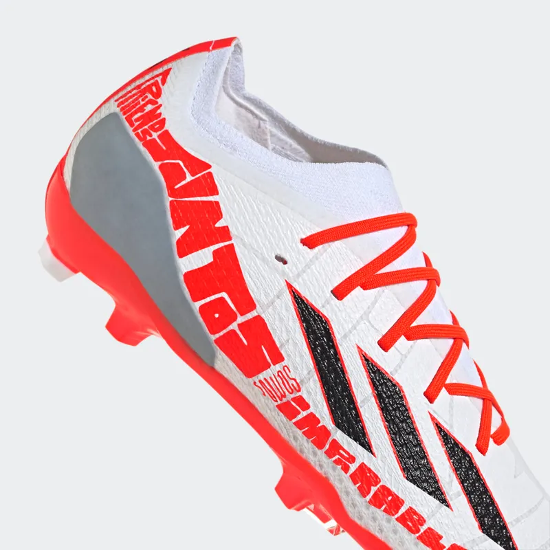 adidas X Speedportal Messi.1 Firm Ground Voetbalschoenen Cloud White / Core Black / Solar Red (GW8389)