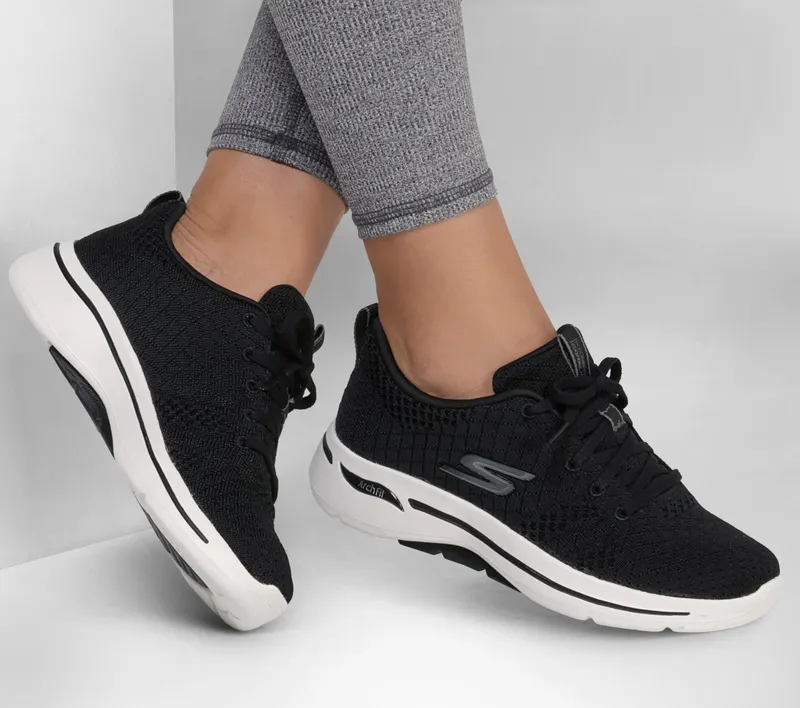Skechers Skechers GO WALK Arch Fit – Unify – Zwart / Wit (124403-BKW)