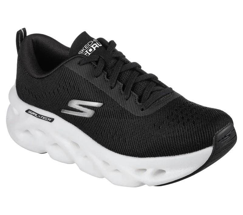 Skechers Skechers GOrun Swirl Tech – Zwart / Wit (128791-BKW)