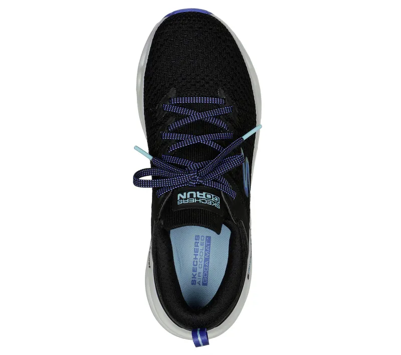Skechers GO RUN Swirl Tech – Dash Charge – Zwart (128793-BLK)