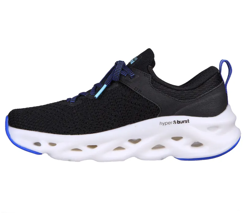 Skechers GO RUN Swirl Tech – Dash Charge – Zwart (128793-BLK)