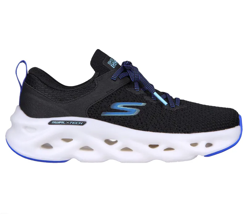 Skechers GO RUN Swirl Tech – Dash Charge – Zwart (128793-BLK)