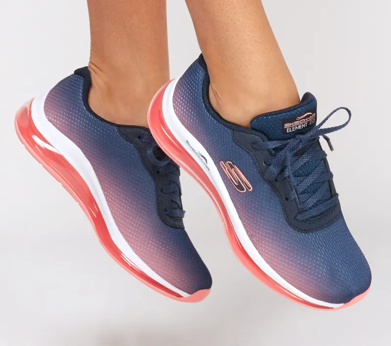 Skechers Skech-Air Element 2.0 – Marine / Heet Roze (149062-NVHP)