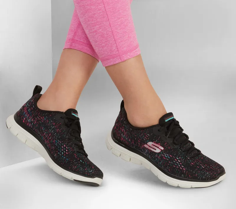 Skechers Flex Appeal 4.0 – Vivid Spirit – Blk / Blu / Pnk (149301-BBLP)